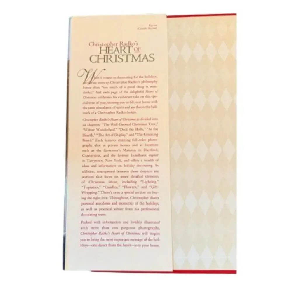 Christopher Radko Heart of Christmas Hardcover Book 2001 First Edition
